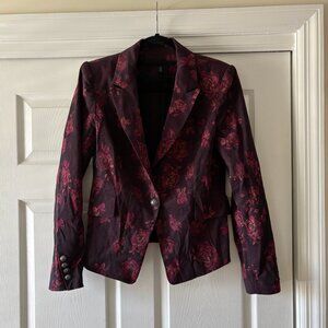 White House Black Market Blazer Floral